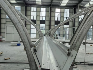 Jiapei longueur personnalisée à bas <span class=keywords><strong>prix</strong></span> système de collecte d'eau et de drainage <span class=keywords><strong>gouttière</strong></span> en acier galvanisé à chaud pour toit de serre - Product Image 3