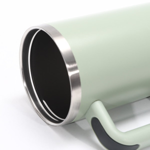 Échantillon Gratuit - Gobelet Isotherme Personnalisé 40oz en Acier Inoxydable avec Poignée et Paille - Grande Tasse de Voyage Thermique - Product Image 5