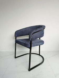 Luxury Wholesale Restaurant Furniture Velvet Fabric Stainless Steel Base Booth Seating With <b>Table</b> Chair Set For <b>Bistro</b> Hotel - Product Image 4