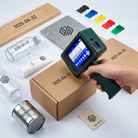 Número de texto 12,7mm Impresora de mano Código Qr de mano portátil Impresora de inyección de tinta de código de barras