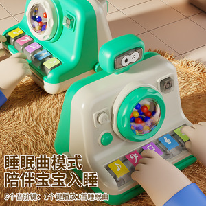 Jeu de clavier musical lumineux pour enfants, instrument éducatif, jouet sensoriel pour bébé, jeu de piano à doigts avec appareil photo - Product Image 5