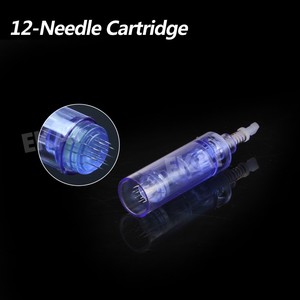Cartucho de agujas drpen A1 agujas azules con cubierta 1/3/5/7/ 9/12/24/36/42/Nano pines uso para microneelding y PMU - Product Image 3
