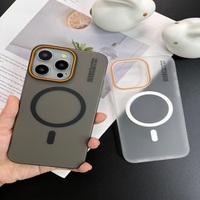 Coque magnétique Anti-jaune pour iPhone16 Pro Max coques de téléphone transparentes antichoc d'origine pour iPhone16 15 14 13 12