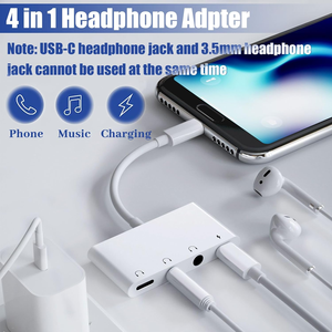 ตัวแยกหูฟังสำหรับ iPad, ตัวแยกหูฟังสำหรับ iPad พร้อมระบบชาร์จเร็ว 60w, ตัวแยกหูฟังสำหรับ iPad Pro, Samsung Galaxy - Product Image 2
