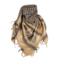 Écharpe tactique en coton pour hommes, style Moyen-Orient, pour l'hiver et les activités de plein air, OEM ODM personnalisé, ISO CE