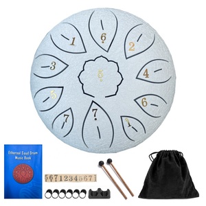 Tambor de Lluvia de Alta Calidad, Instrumento de Percusión de Acero, Kit de Tambor para Niños/Adultos, Bolsa de Viaje, Música <span class=keywords><strong>Relajante</strong></span> y Curativa con Bolsa - Product Image 4