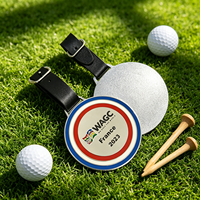 Tag Tas Golf Kustom Berkualitas Tinggi Anti Luntur dengan Lapisan Anti Gores Bentuk Persegi