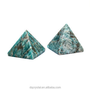 Commercio all'ingrosso naturale amazonite piramide di cristallo <span class=keywords><strong>verde</strong></span> egitto Pyramid fermacarte per la decorazione e regali - Product Image 2