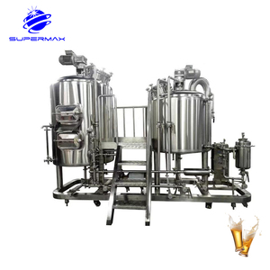 经典商用啤酒酿造设备 300L/500L PLC 控制电机压力容器 SUS304 材质，适用于小型餐厅酒吧 - Product Image 1