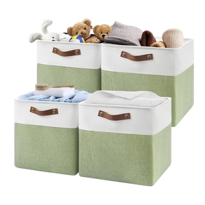 Marchandises ponctuelles personnaliser 8 Pc Cube d'emballage pour panier de rangement pliant 13X13 Cubes de rangement Organisation de stockage de placard logo personnalisé - Product Image 6