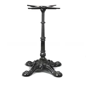 Cast Iron Table base Big Black 4 Tiger Toes Powder Coating Coffee Table Feet Dinning Table Pedestal Mini Bar Leg