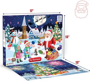 Calendrier de l'avent pour enfants, jouet de compte à rebours magique de noël, nouveaux jouets de boîte aveugle - Product Image 5