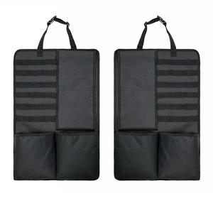 กระเป๋าจัดเก็บของหลังเบาะรถยนต์แบบถอดได้ Tactical Oxford พร้อมช่องใส่โทรศัพท์และอุปกรณ์ทางการแพทย์ สำหรับใช้งานกลางแจ้ง - Product Image 1