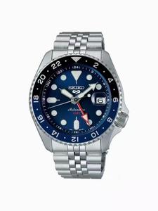 Seiko No. 5 Người Đàn Ông Của Thể Thao Thép Không Gỉ Đồng Hồ Sáng Gmt Tự Động Con Trỏ Cơ Khí Không Thấm Nước Jubilee Vòng Đeo Tay 22Mm Mô Hình - Product Image 5