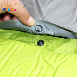 WINSUN matras tidur luar ruangan, alas tidur PVC portabel ringan tiup berkemah tahan air dengan bantal - Product Image 6