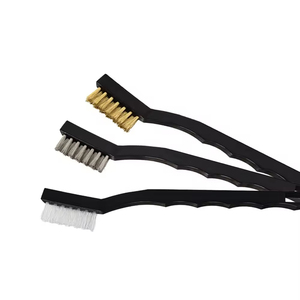 Cepillo de Limpieza para Estufas de Gas, Juego de 3 Cepillos de Alambre Mini para Eliminar Óxido con Cerdas de Nylon, Latón y Acero Inoxidable - Product Image 6