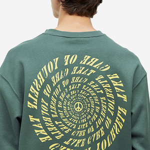 Jersey de gran tamaño para hombre, sudadera de Color sólido a la moda, sudadera informal de manga larga con cuello redondo para hombre - Product Image 5