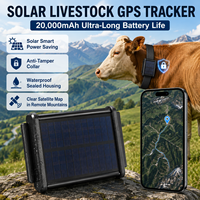 Rastreador GPS Solar para Ganado de 20000mAh Directo de Fábrica con Integración de API de Plataforma Personalizada para Animales Grandes