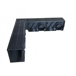 รางระบายน้ำฝนแบบสำเร็จรูป รางระบายน้ำพลาสติก รางระบายน้ำรูปตัวยู รางระบายน้ำพลาสติกแบบเส้นตรงสำหรับสวน - Product Image 5