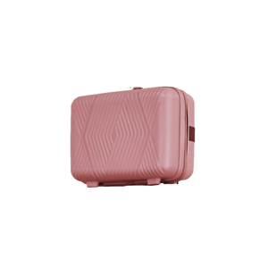 Trousse de Toilette Rigide Bleu Macaron Mignon, Résistante aux Rayures, Motif Géométrique, Petite Valise de Voyage, Logo Personnalisé, Vente en Gros - Product Image 6