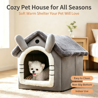 Coussin pour animaux de compagnie personnalisé, maison de luxe solide pour animaux, antidérapant, écologique, nid triangulaire pour chiens et petits animaux, confort toutes saisons