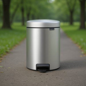 Cestino per Rifiuti Newicon 5 L in Acciaio Inox con Pedale per Cucina e Bagno - Product Image 3