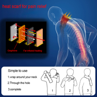 Popular Winter Keep Warm Rechargeable Safety Carbon Fiber Heating Scarf Neck Scarf Women Neck Electric Thermal Usb Heated Scarf