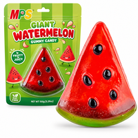 MPS Candy Factory Venta directa Oem Alta calidad Gigante American Candy Sandía Forma Gummy Sweets