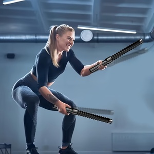 Sistema de Cuerdas de Batalla Inalámbricas Dos en Uno: un Entrenador Portátil de Fuerza y Ejercicio Aeróbico para Entrenamiento Muscular y Ejercicio Aeróbico en el Gimnasio - Product Image 5