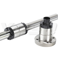 Eje estriado de alta resistencia SLF030 de 30 mm con brida, alto torque para maquinaria de construcción