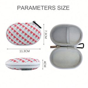 Estuche pequeño de EVA con diseño personalizado, impermeable, portátil, para auriculares con cable, bolsa de transporte para auriculares. - Product Image 5