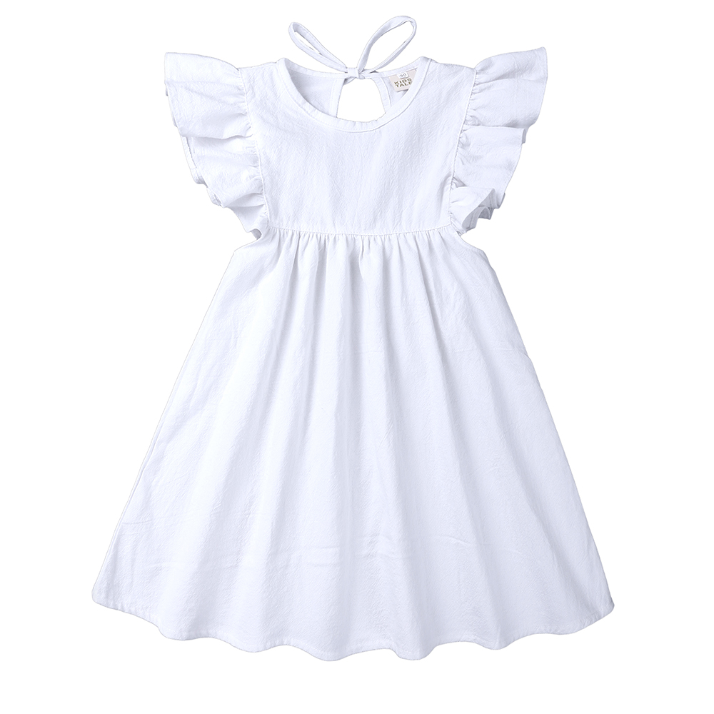 Summer dress for baby girl, solid clothes for wedding, birthday, wholesale