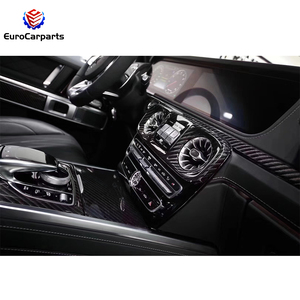 Cubierta de Panel de Control Central para Automóvil Eurocar de Alta Calidad, Clase G W463A, Año 2019, W464 G500 G550 G350 G63, Material de Fibra de Carbono Seca - Product Image 4