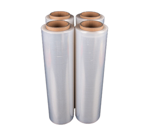 Muestra Gratuita de Rollo de Film Estirable Transparente de Plástico LLDPE Blanco, Película Autoadhesiva Transparente para Envolver Palés - Product Image 3