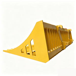Bêche à galets à structure griddée pour chargeur frontal de tracteur et excavatrice robuste, avec attache Euro - Product Image 3