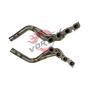 Collecteur d'échappement Vortex en acier inoxydable 304 à longueur égale pour Mercedes-Benz C63 W204 6.2L V8 2008-2015 avec bouclier thermique, fixation par boulons - Product Image 3