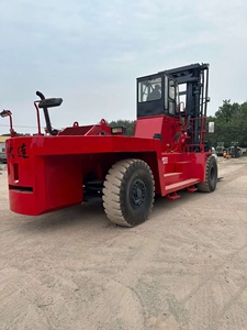 Used Kalmar FD450 Reach Stacker 45 Ton Container Reachstacker Gloria Red450 With Toplift Spreader For Port Yardnternal Combustio - Product Image 4