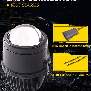 To Yota Fog Lamp Motorcycle Car Fog Lamp 5500K 37W Bi <b>Led</b> Fog <b>Projector</b> Headlight Lens for Hon Da Ni Ssan to Yota - Product Image 4