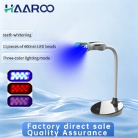 Appareil de blanchiment dentaire professionnel de bureau à 11 LED avancé avec lumière bleue, rouge et violette pour clinique