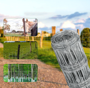 سياج منسوج بعقدة ثابتة-سياج مزرعة مجلفن عالي الشد للماشية - Product Image 3