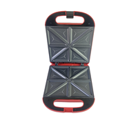 Machine à sandwichs 4 tranches sans PFAS, non toxique, avec revêtement céramique sain sans BPA, pour petit-déjeuner, chauffage uniforme, grille-pain domestique