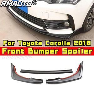 For Toyota Corolla 2018 <b>Car</b> Accessories Front Bumper Lip Splitter <b>Diffuser</b> Spoiler Bumper Lip Protector Guard Modification Part - Product Image 2