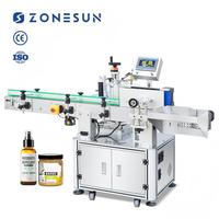ZONESUN ZS-TB821 Flacon Bocal En Verre Peut Autocollant Vin Manchon de Bouteille D'eau Machine à Étiquettes Automatique De Bouteille Ronde Pour Bouteilles Rondes