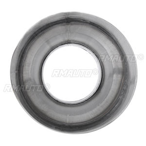 Punta de escape universal para coche de 57mm-101mm, silenciador de tubo de escape automotriz con salida en ángulo, boquilla de 2.25 pulgadas de entrada y 4 salidas - Product Image 5