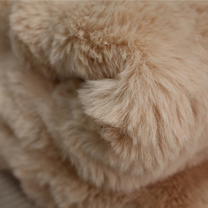 Topverkochte unieke design woningtextiel manta bubble faux fur deken luxe flanellen plaid faux konijnenbont beddengoedset - Product Image 3