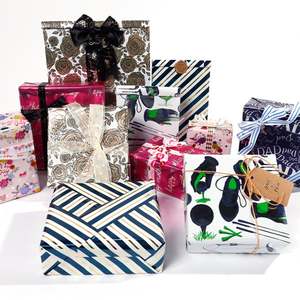 Alta calidad al por mayor 80g Día de San Valentín papel tisú metálico 43*300cm regalo lujo embalaje personalizado rollo de papel de regalo - Product Image 3