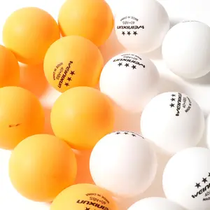 新着40ABS卓球ボール交換用ピンポンボール屋内/屋外用3つ星標準卓球ボール