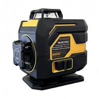 Niveau laser 4D LS-4DG vert 16 lignes avec cache de protection métallique pour projection laser continue