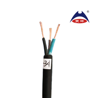 Kabel Pompa Submersible Karet Tembaga Tegangan Rendah H07RN8-F 2 3 4 Inti 2.5mm 4mm 6mm Tahan Air