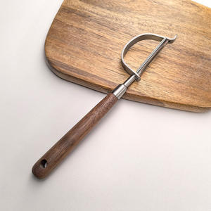 Couteau à éplucher en acier inoxydable 304 Syh1270 avec manche en noyer pour fruits et légumes (vente en gros) - Product Image 6